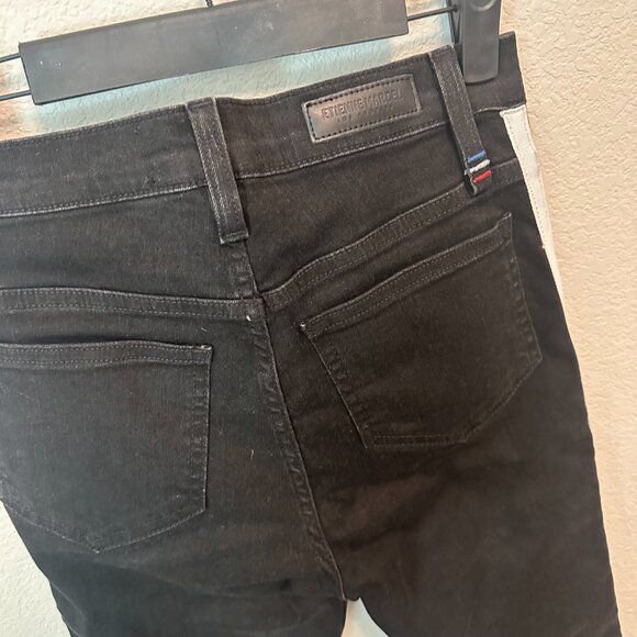 Etienne Marcel EM1051 Black Jeans with Side Zipper Detail - Size 25 - Statement - Picture 7 of 9